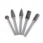 5pc 12mm Double Head Tungsten Rotary Point Burr Die Grinder 6mm Shank Cutter coi