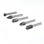 5pc 12mm Double Head Tungsten Rotary Point Burr Die Grinder 6mm Shank Cutter coi