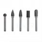 5pc 12mm Double Head Tungsten Rotary Point Burr Die Grinder 6mm Shank Cutter coi