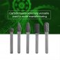 5pc 12mm Double Head Tungsten Rotary Point Burr Die Grinder 6mm Shank Cutter coi