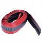 2.5m Carbon Fiber Front Bumper Lip Splitter Chin Spoiler Trim Protective Strip