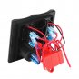 3 Gang 12V 24V LED Waterproof Toggle Switch Panel With Digital Voltmeter