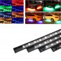 12V RGB LED Car Underbody Light Strips Set With Wireless Control Auto Styling
