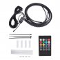 12V RGB LED Car Underbody Light Strips Set With Wireless Control Auto Styling