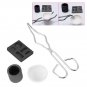 4PC Torch Melting Tool Kit Silver Set Quartz Crucible Tong 2 Graphite Ingot Mold
