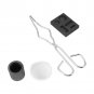 4PC Torch Melting Tool Kit Silver Set Quartz Crucible Tong 2 Graphite Ingot Mold