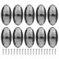 10x Red Yellow 4 LED Side Marker Light Lamp Small Type Car Truck Trailer 12V/24V