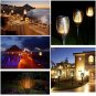 2pcs Solar Path Torch Light Flame Lighting 96 LED Flickering Outdoor Garden Lamp