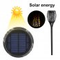 2pcs Solar Path Torch Light Flame Lighting 96 LED Flickering Outdoor Garden Lamp