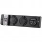 Voltmeter Cigarette Lighter Dual USB Socket Charger Switch Panel Multifunction