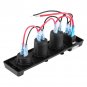 Voltmeter Cigarette Lighter Dual USB Socket Charger Switch Panel Multifunction