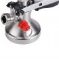 G Type Keg Stainless Coupler Draft Beer Dispenser Home Wine Brew + Air Valve