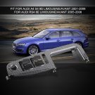 Car Window Switch Panel Trim for Audi A4 S4 8E RS4 01-08 8E1867171B Carbon Fiber