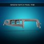 Car Window Switch Panel Trim for Audi A4 S4 8E RS4 01-08 8E1867171B Carbon Fiber