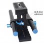 15mm Rail Rod Support System Baseplate Mount For DSLR Follow Focus Rig 5D2 5D3