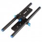 15mm Rail Rod Support System Baseplate Mount For DSLR Follow Focus Rig 5D2 5D3