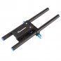15mm Rail Rod Support System Baseplate Mount For DSLR Follow Focus Rig 5D2 5D3