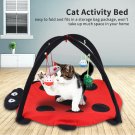 Foldable Pet Cat Activity Playing Tent Toys Bed Pad Blanket House Furniture Mat