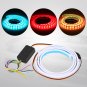 120cm Car Rear Tail Box Dynamic Streamer Brake Turn Signal Flowing LED Strip Bar