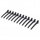 12pcs Non Slip Hair Long Section Clip Cutting Setting Hairdressing Tool
