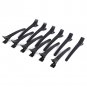 12pcs Non Slip Hair Long Section Clip Cutting Setting Hairdressing Tool