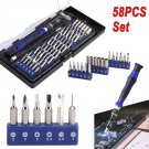 Electric Screwdriver Set 58 in1 Precision Magnetic Driver Kit Repair Tool Green