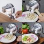 25cm Manual Pasta Maker Roller Machine Dough Making Fresh Noodle Maker Silver