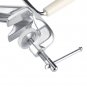 25cm Manual Pasta Maker Roller Machine Dough Making Fresh Noodle Maker Silver