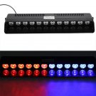 12V 12 LED Car Truck Emergency Warning Strobe Flashing Light Lamp Red & Blue