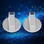 1/5Pair 6mm Home Kitchen Gas Stove Knob Cooker Oven Cooktop Metal Switch Control