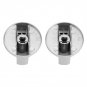 1/5Pair 6mm Home Kitchen Gas Stove Knob Cooker Oven Cooktop Metal Switch Control