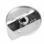 1/5Pair 6mm Home Kitchen Gas Stove Knob Cooker Oven Cooktop Metal Switch Control