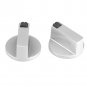 1/5Pair 6mm Home Kitchen Gas Stove Knob Cooker Oven Cooktop Metal Switch Control