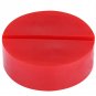 Car Universal Slotted Frame Rail Floor Jack Pads Jacking Rubber Pad Adapter Red