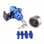Universal Aluminum Adjustable Fuel Pressure Regulator FPR W/ Gauge for Car Auto