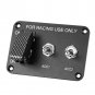 Racing Car Circuit Panel Switch Toggle On/Off Switche 12V Universal Carbon Fiber