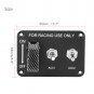 Racing Car Circuit Panel Switch Toggle On/Off Switche 12V Universal Carbon Fiber
