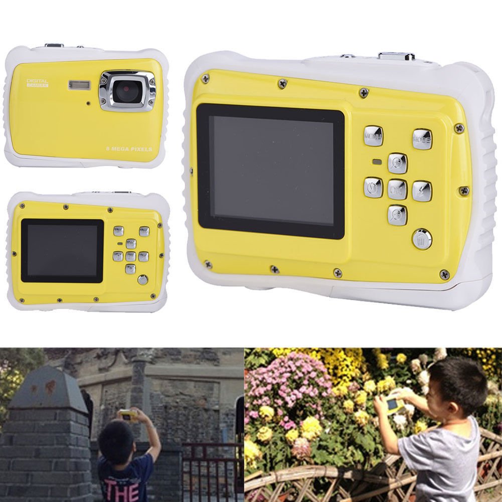 720P 2.0" TFT LCD Waterproof Compact Girls Boys Digital Camera For Kids/Children
