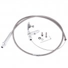 TH350 Braided Kickdown Cable Detent Transmission For GM Chevy Olds Pontiac Buick