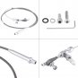 TH350 Braided Kickdown Cable Detent Transmission For GM Chevy Olds Pontiac Buick