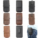 Universal PU Leather Case Cover Pouch Bag Belt Clip Loop Holster For Cell Phone