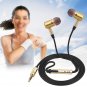 Wire-controlled Separate Subwoofer 3.5mm Jack In-ear Headphone Earphone Headset