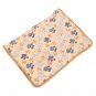 Pet Small Large Warm Paw Print Dog Puppy Cat Fleece Soft Blanket Bed Mat Cushion