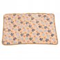 Pet Small Large Warm Paw Print Dog Puppy Cat Fleece Soft Blanket Bed Mat Cushion
