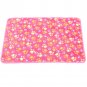 Pet Small Large Warm Paw Print Dog Puppy Cat Fleece Soft Blanket Bed Mat Cushion