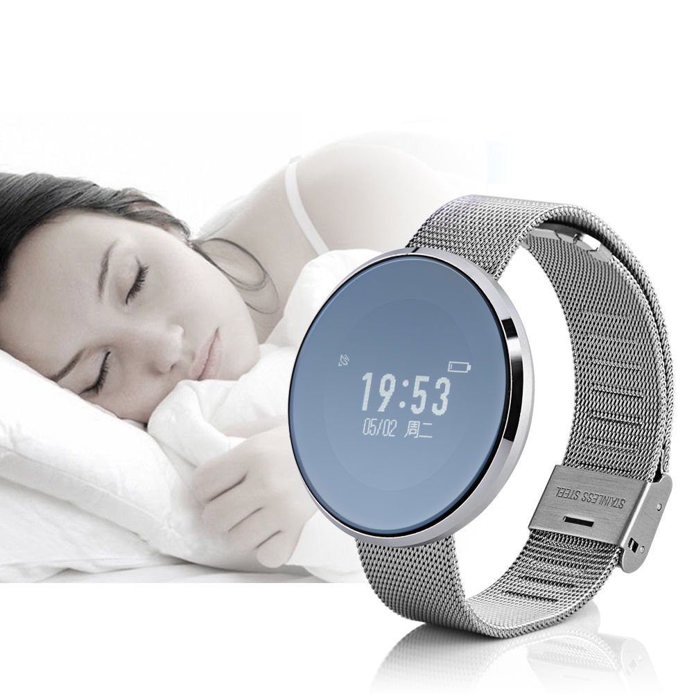 Bluetooth Smart Wrist Watch IP67 Waterproof Heart Rate/Blood Pressure Monitor