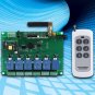 6 channel Relay Module w/Remote Control 6CH RF Realy Transmitter & Receiver Hot