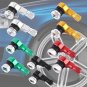 2Pc 11.3mm Universal Motorcycle Motorbike Wheel Tire Valve Stems Caps 90 Degree