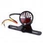 Round Stop Vintage Motorcycle License Plate Mount Tail Brake Light For Harley