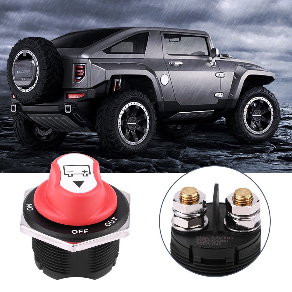 Car Boat Battery Selector Isolator Disconnect Rotary Switch Cut On/Off 200A